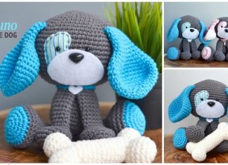 Amigurumi Domino The Dog Toy Crochet Pattern Amigurumi Domino The Dog Toy Crochet Pattern