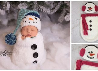 Christmas Crochet Snowman Baby Cocoon Free Crochet Pattern & Paid Christmas Crochet Snowman Baby Cocoon Free Crochet Pattern & Paid