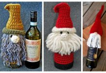 Christmas Gnome Bottle Cozy Free Crochet Patterns Christmas Gnome Bottle Cozy Free Crochet Patterns