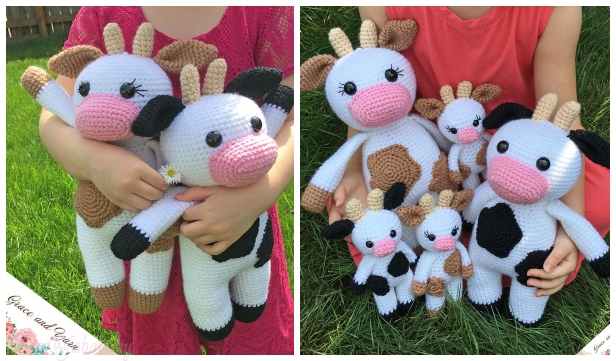 Amigurumi Cow, Crochet Baby Toys, Sleeping Friend Amigurumi, Stuff ...