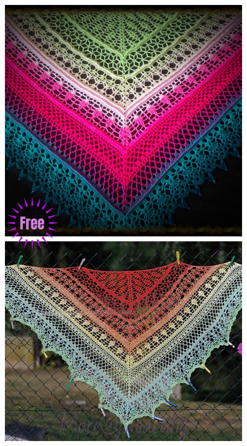 Crochet Edlothia Shawl Free Crochet Pattern