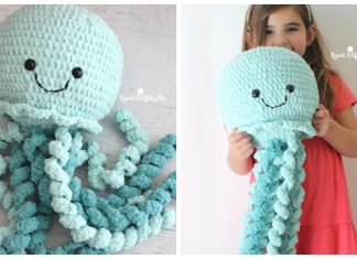 Crochet Giant Jellyfish Toy Amigurumi Free Pattern Crochet Giant Jellyfish Toy Amigurumi Free Pattern