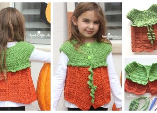 Crochet Girls Pumpkin Sweater Vest Free Crochet Pattern Crochet Girls Pumpkin Sweater Vest Free Crochet Pattern