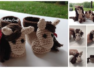 Crochet Horse Baby Booties Free Crochet Pattern Crochet Horse Baby Booties Free Crochet Pattern