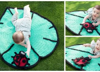 Crochet Leaf Play Mat Ladybug Toy Set Free Crochet Patterns Crochet Leaf Play Mat Ladybug Toy Set Free Crochet Patterns