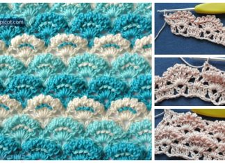 Crochet Textured Shell Stitch Free Crochet Pattern Crochet Textured Shell Stitch Free Crochet Pattern