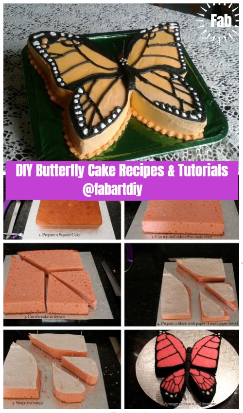 DIY Butterfly Cake Recipes & Tutorials