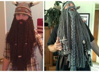 Halloween Dwarven Viking Beard Crochet Patterns Halloween Crochet Dwarven Viking Beard Free Crochet Patterns