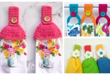 Hanging Ring Towel Holder Free Crochet Patterns + Video Hanging Ring Towel Holder Free Crochet Patterns + Video