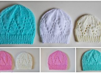 Knit Eyelet Baby Hat Free Knitting Patterns (Size Preemie – 3T) Knit Eyelet Baby Hat Free Knitting Patterns (Size Preemie - 3)