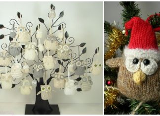 Christmas Knit Owl Ornaments Free Knitting Patterns Christmas Knit Owl Ornaments Free Knitting Patterns