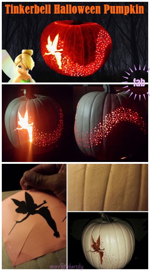 Pixie Tinkerbell Pumpkin Carving DIY Tutorial with Tips
