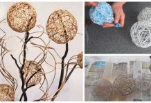 Thread Yarn Ball Home Decor DIY Tutorial – Video Thread Yarn Ball Home Decor DIY Tutorial - Video