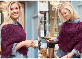 Tunisian Crochet Lace Poncho Free Crochet Pattern Tunisian Crochet Lace Poncho Free Crochet Pattern