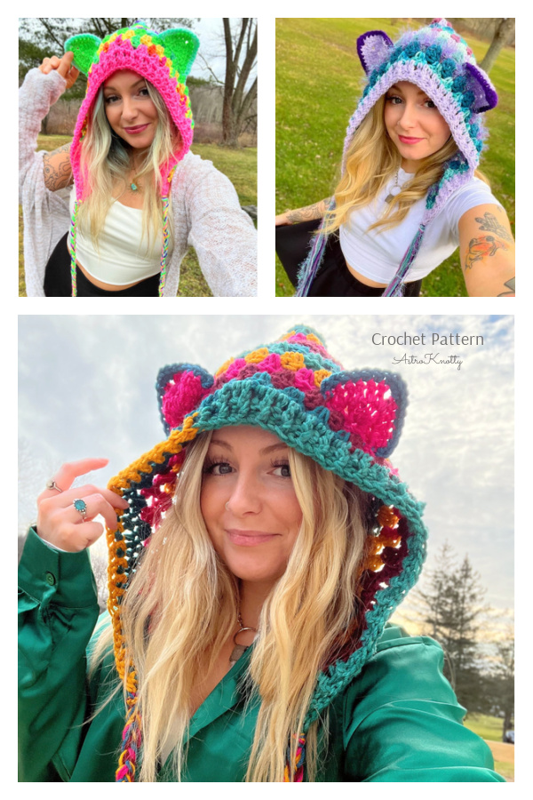 Fairy Beary Hood Crochet Pattern