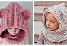 Bear Hood & Cowl Free Crochet Patterns & Paid Bear Hood Cowl Free Crochet Patterns
