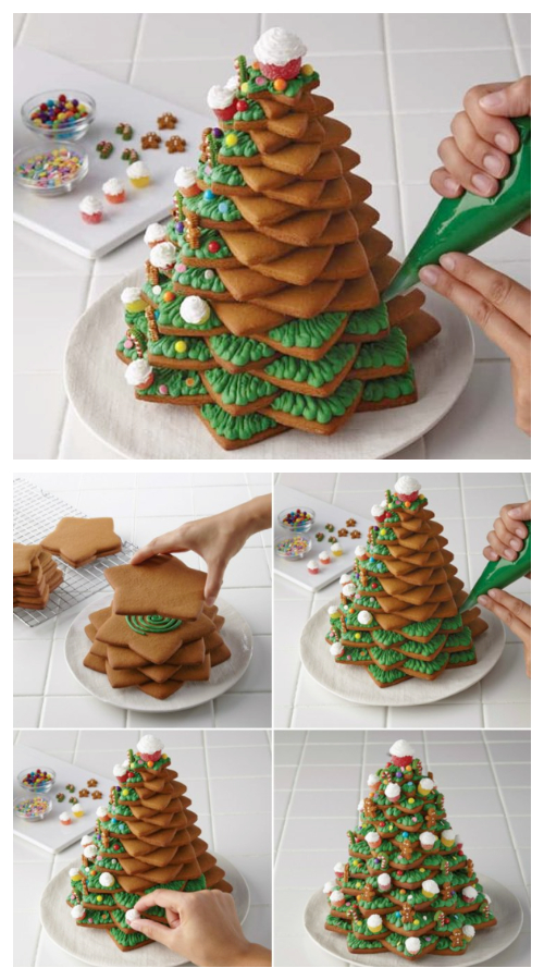 Christmas Recipe: 3D Cookie Christmas Tree DIY Tutorial - Video