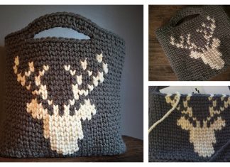 Chunky Deer Tote Bag Free Crochet Pattern Chunky Deer Tote Bag Free Crochet Pattern