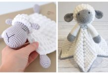 Baby Lamb Lovey Blanket Free Crochet Patterns Lamb Baby Lovey Security Blanket Free Crochet Patterns