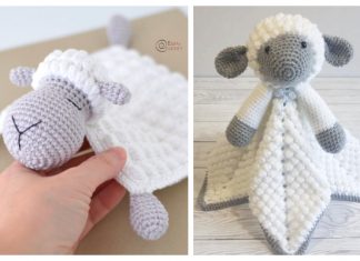 Baby Lamb Lovey Blanket Free Crochet Patterns Lamb Baby Lovey Security Blanket Free Crochet Patterns