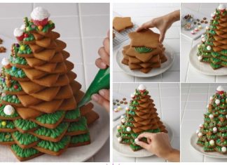 Christmas Recipe: 3D Cookie Christmas Tree DIY Tutorial – Video Christmas Recipe: 3D Cookie Christmas Tree DIY Tutorial - Video