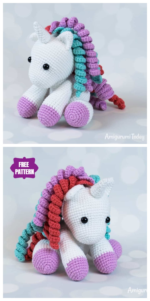 Crochet Baby Unicorn Toy Amigurumi Free Patterns