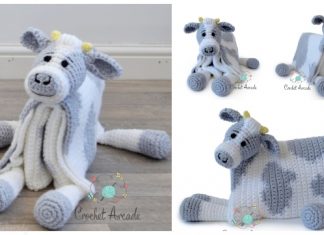Crochet Cuddle and Play Cow Baby Blanket Crochet Pattern Crochet Cuddle and Play Cow Baby Blanket Crochet Pattern