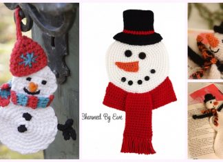 Crochet Flat Snowman Free Crochet Patterns Crochet Flat Snowman Free Crochet Patterns