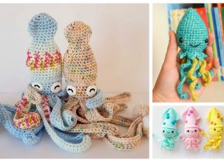 Crochet Hubble the Squid Amigurumi Free Pattern and Paid Crochet Hubble the Squid Amigurumi Free Pattern and Paid