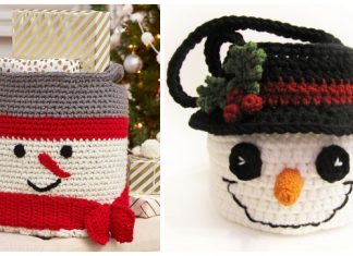 Crochet Snowman Basket Free Crochet Pattern & Paid Crochet Snowman Basket Free Crochet Pattern & Paid