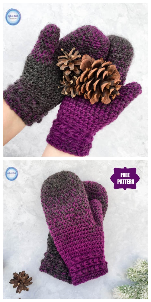 Crochet Star Gazer’s Slipper Socks, Mittens & Cowl Set Free Crochet Patterns