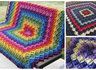 The Wool Eater Blanket Free Crochet Pattern + Video Crochet The Wool Eater Blanket Free Crochet Pattern -Video