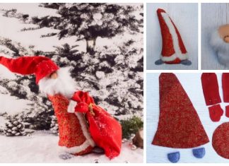 Christmas Craft: DIY Santa Clause Fabric Toy Sew Pattern & Tutorial Christmas Craft: DIY Santa Clause Fabric Toy Sew Pattern & Tutorial