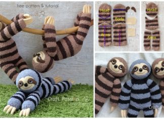 DIY Sock Sloth Free Sew Pattern & Tutorial DIY Sock Sloth Free Sew Pattern & Tutorial