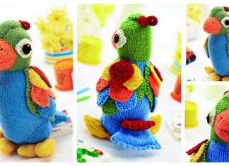 Knit Jason the Parrot Toy Free Knitting Pattern Knit Jason the Parrot Toy Free Knitting Pattern