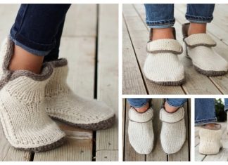 Knit Modern Mocs Slippers Knitting Patterns Knit Modern Mocs Slippers Knitting Patterns