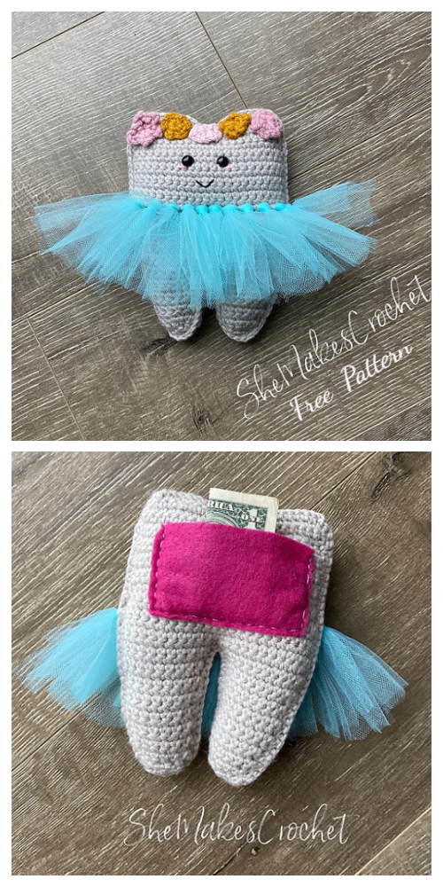 Sweet Tooth Fairy Pillow Free Crochet Patterns