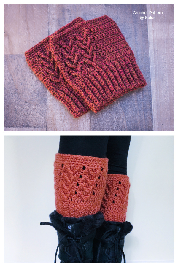 Sprightly Boot Cuffs Crochet Patterns