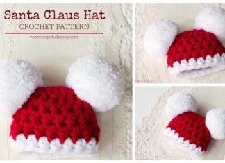 Easy Crochet Santa Clause Pom Pom Hat Free Crochet Patterns Crochet Santa Clause Pom Pom Hat Free Crochet Patterns