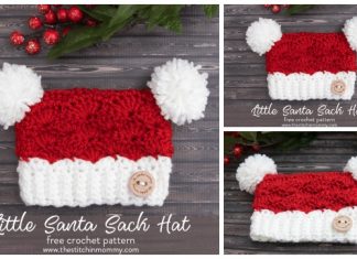 Crochet Santa Clause Sack Hat Free Crochet Patterns – All Sizes Crochet Santa Clause Sack Hat Free Crochet Patterns - All Sizes