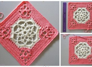 Victorian Dream Square Afghan Block Free Crochet Pattern Crochet Victorian Dream Square Afghan Block Free Crochet Pattern