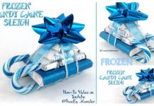 DIY Frozen Candy Cane Sleighs Christmas Gift Tutorial – Video DIY Frozen Candy Cane Sleighs Christmas Gift Tutorial – Video