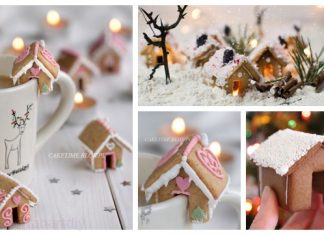 DIY Mini Gingerbread Houses – Easy Tutorials DIY Mini Gingerbread Houses Perch on Mug - Easy Tutorials