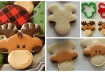 DIY Upside Down Gingerbread Moose Cookie Tutorial DIY Upside Down Gingerbread Moose Cookie Tutorial