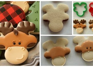 DIY Upside Down Gingerbread Moose Cookie Tutorial DIY Upside Down Gingerbread Moose Cookie Tutorial