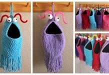 Alien Yip Yips Hanging Basket Free Crochet Patterns Knit Crochet Alien Yip Yips Hanging Basket Free Patterns