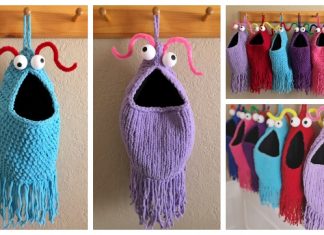Alien Yip Yips Hanging Basket Free Crochet Patterns Knit Crochet Alien Yip Yips Hanging Basket Free Patterns
