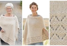Knit Seed Stitch Lace Poncho Free Knitting Pattern Knit Seed Stitch Lace Poncho Free Knitting Pattern