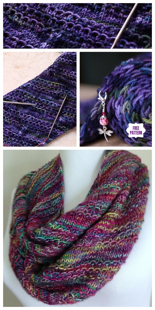 Knit That Nice Stitch Cowl Free Knitting Pattern