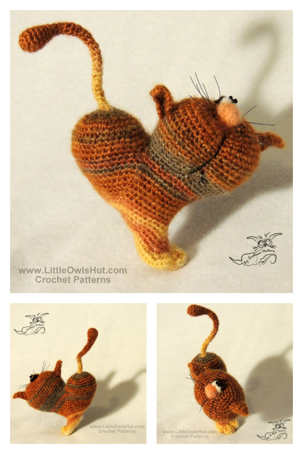 Valentine Heart Cat Amigurumi Pattern